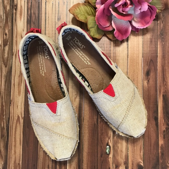 Toms Shoes - Toms Shoes Canvas Flats Size 6